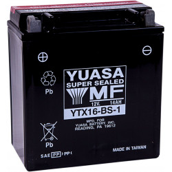 BATTERY YUASA MF YTX16-BS-1  - YTX16BS1 - Dr Rider