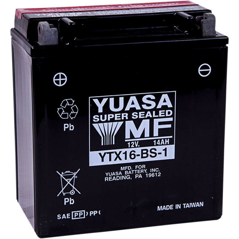 BATTERY YUASA MF YTX16-BS-1  - YTX16BS1 - Dr Rider