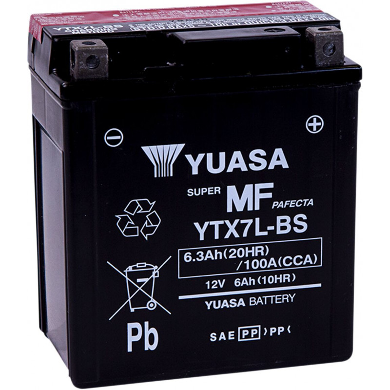 BATTERY YUASA MF YTX7L-BS  - YTX7LBS - Dr Rider