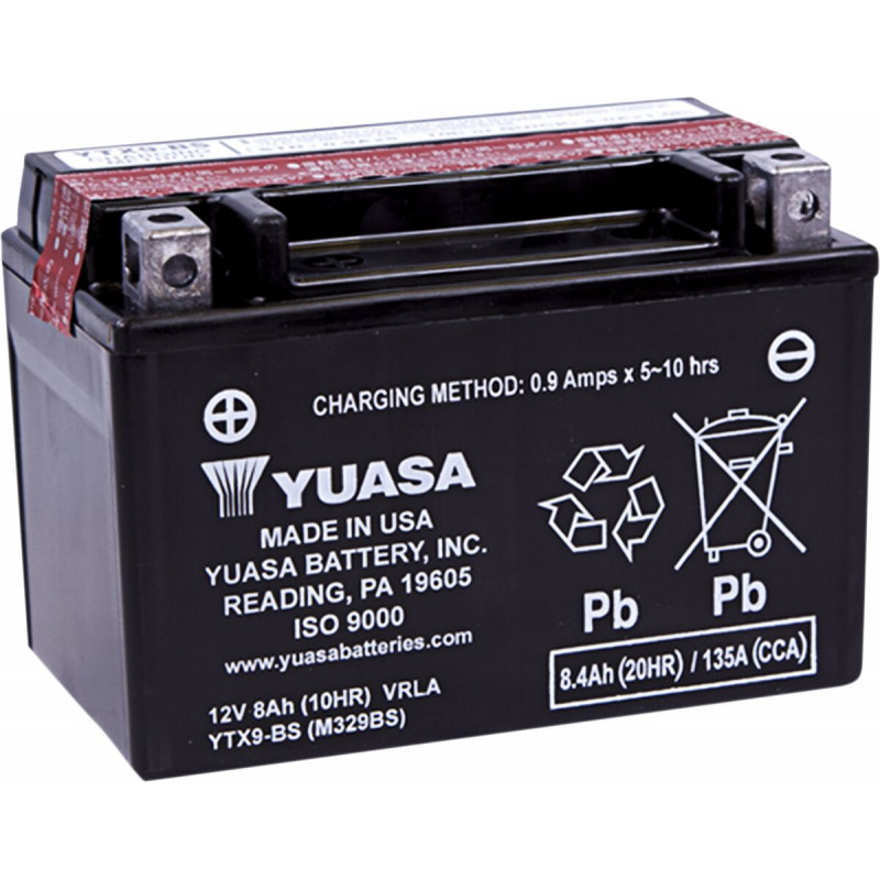 BATTERY YUASA MF YTX9-BS  - YTX9BS - Dr Rider