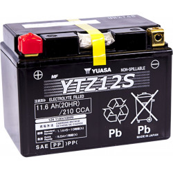 BATTERY YUASA FA YTZ12S - YTZ12S - Dr Rider