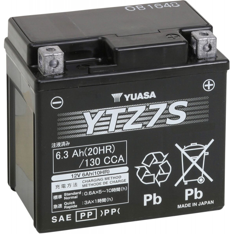 BATTERY YUASA FA YTZ7S - YTZ7S - Dr Rider