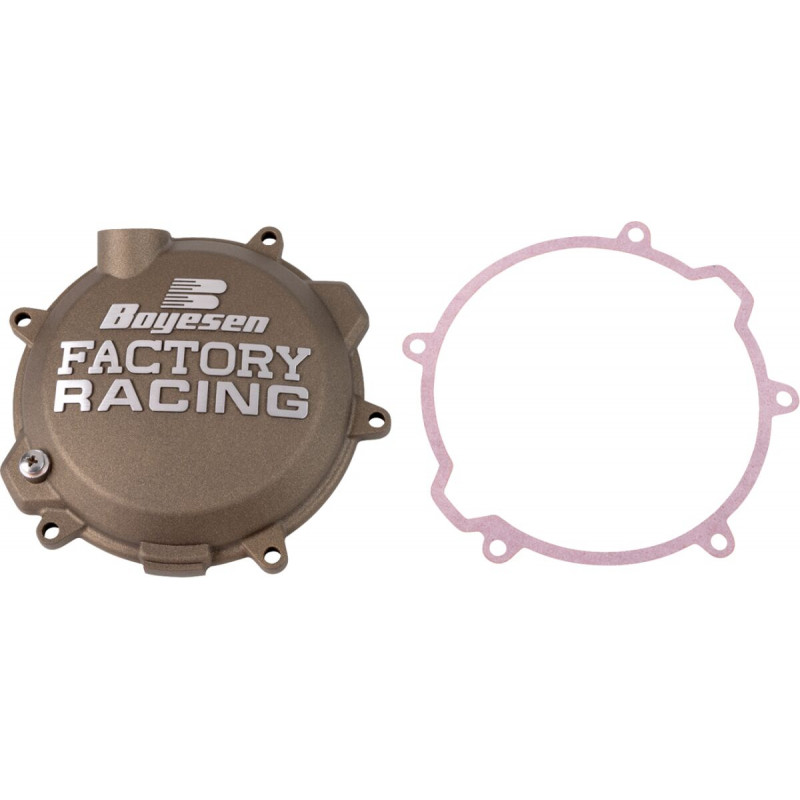 Couvercle d'embrayage Boyesen Factory Racing magnésium - KTM 125 SX/XC 2023-2026 / Husqvarna TC125 2023-2026 - Dr Rider