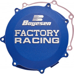 Couvercle d'embrayage Boyesen Factory Racing bleu - KTM 125 SX/XC 2023-2026 / Husqvarna TC125 2023-2026 - Dr Rider