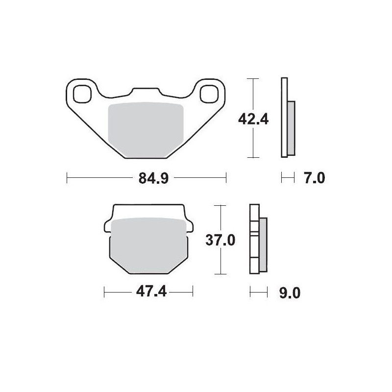 MM BRAKEPAD KAWASAKI - 17211689 - Dr Rider