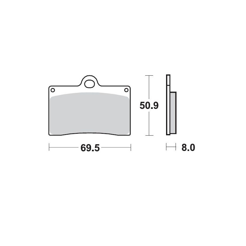 BRAKE PAD SINTER  - 17211692 - Dr Rider
