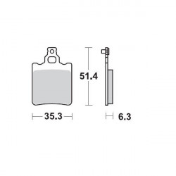 MM BRAKEPAD REAR KTM 65 - 17211693 - Dr Rider