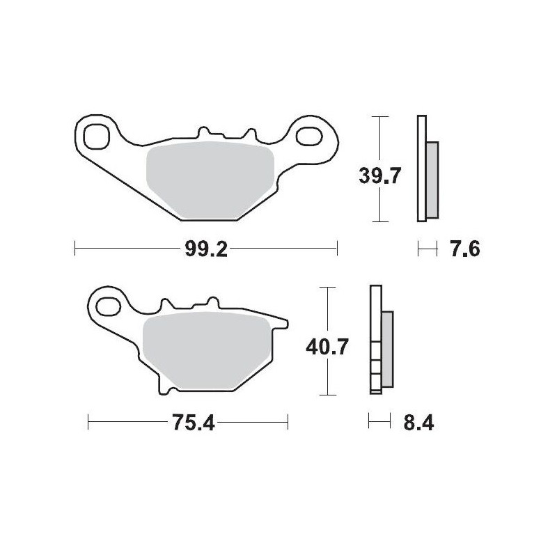 MM RACE BRAKEPAD SUZ RM80 - 17211703 - Dr Rider