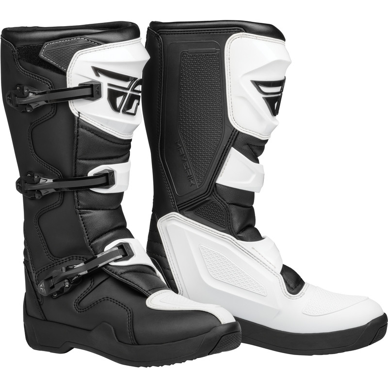 Bottes FLY RACING Maverik LT - blanc/noir - Dr Rider