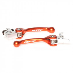 Jeu de leviers retournables forgés RFX Race Series - orange - freins Brembo / embrayages Brembo