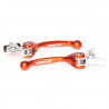 Jeu de leviers retournables forgés RFX Race Series - orange - freins Brembo / embrayages Brembo
