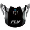 Visière FLY RACING Formula S Carbon Byte - Black Carbon/gris/argent - Dr Rider
