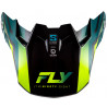 Visière FLY RACING Formula S Carbon Byte - Black Carbon/Teal/Lime - Dr Rider