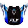 Visière FLY RACING Formula S Carbon Byte - Blue Carbon/bleu/blanc - Dr Rider
