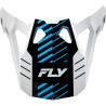 Visière FLY RACING Formula CP Slice - blanc/rouge/cyan - Dr Rider