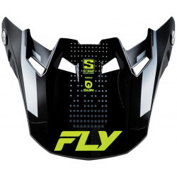 Visière FLY RACING Formula S Carbon Protocol - noir carbone/gris/Hi-Vis - Dr Rider