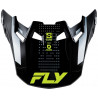 Visière FLY RACING Formula S Carbon Protocol - noir carbone/gris/Hi-Vis - Dr Rider