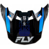 Visière FLY RACING Formula S Carbon Protocol - noir carbone/bleu - Dr Rider