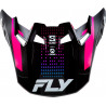 Visière FLY RACING Formula S Carbon Protocol - noir carbone/bleu/rose - Dr Rider