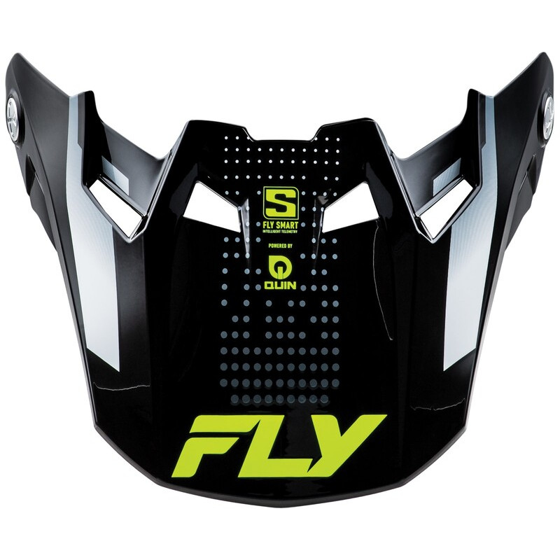 Visière FLY RACING Formula S Carbon Protocol - noir carbone/gris/Hi-Vis - Dr Rider