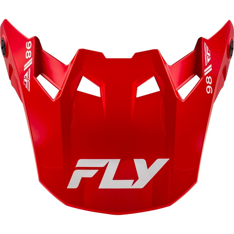 Visière FLY RACING Formula CC Objective - rouge/blanc - Dr Rider