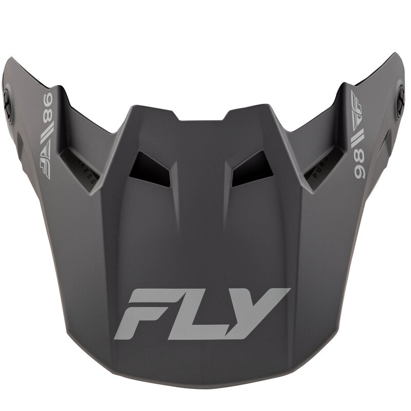 Visière FLY RACING Formula CC Objective - noir mate/gris - Dr Rider