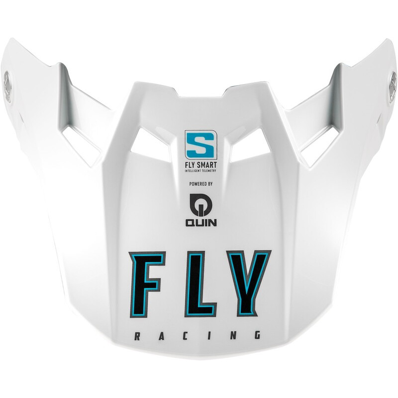 Visière FLY RACING Formula S Carbon Solid - blanc - Dr Rider