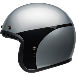 Casque BELL Custom 500 - Chassis Gloss Silver Black - Dr Rider