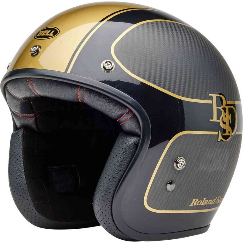 Casque BELL Custom 500 Carbon - RSD Checkmate Matte Gloss Black/Gold - Dr Rider