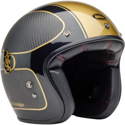 Casque BELL Custom 500 Carbon - RSD Checkmate Matte Gloss Black/Gold - Dr Rider