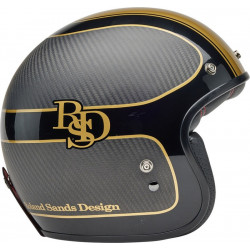 Casque BELL Custom 500 Carbon - RSD Checkmate Matte Gloss Black/Gold - Dr Rider