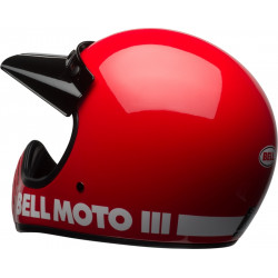 Casque BELL Moto-3 Classic - Rouge brillant - Dr Rider