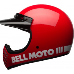 Casque BELL Moto-3 Classic - Rouge brillant - Dr Rider