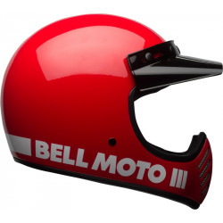 Casque BELL Moto-3 Classic - Rouge brillant - Dr Rider