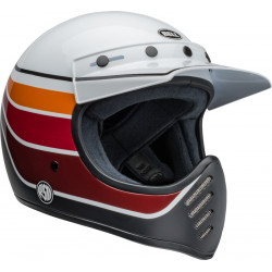 Casque BELL Moto-3 - RSD Saddleback Satin/Gloss White/Black - Dr Rider