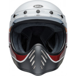 Casque BELL Moto-3 - RSD Saddleback Satin/Gloss White/Black - Dr Rider