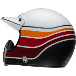 Casque BELL Moto-3 - RSD Saddleback Satin/Gloss White/Black - Dr Rider