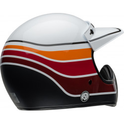 Casque BELL Moto-3 - RSD Saddleback Satin/Gloss White/Black - Dr Rider