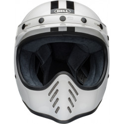 Casque BELL Moto-3 - Steve McQueen Gloss White/Black - Dr Rider