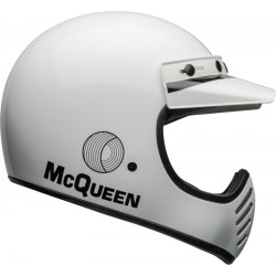 Casque BELL Moto-3 - Steve McQueen Gloss White/Black - Dr Rider