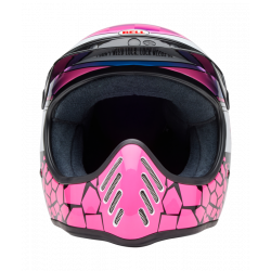 Casque BELL Moto-3 - Deathspray Gloss Pink Purple - Dr Rider