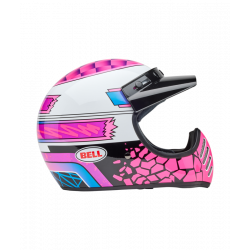 Casque BELL Moto-3 - Deathspray Gloss Pink Purple - Dr Rider