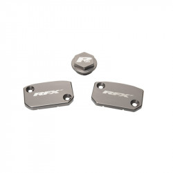 Jeu de couvercles de maîtres-cylindres RFX Pro Series - gris minéral / frein et embrayage Brembo