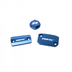 Jeu de couvercles de maîtres-cylindres RFX Pro Series - bleu / frein Brembo et embrayage Magura