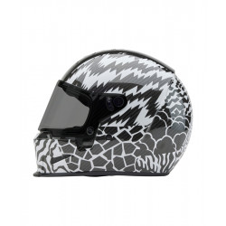 Casque BELL Eliminator Carbon - Deathspray Gloss Black/White/Black - Dr Rider