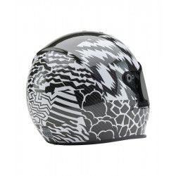 Casque BELL Eliminator Carbon - Deathspray Gloss Black/White/Black - Dr Rider