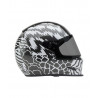 Casque BELL Eliminator Carbon - Deathspray Gloss Black/White/Black - Dr Rider