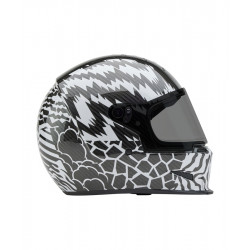 Casque BELL Eliminator Carbon - Deathspray Gloss Black/White/Black - Dr Rider