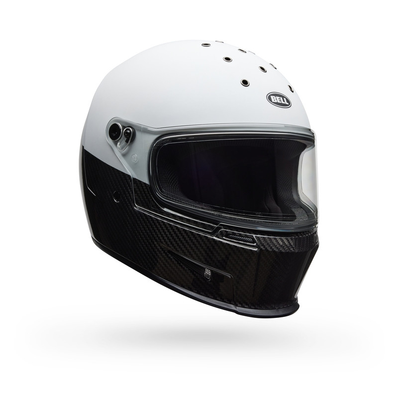 Casque BELL Eliminator Carbon - Diverge Matte/Gloss White/Black - Dr Rider