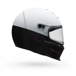 Casque BELL Eliminator Carbon - Diverge Matte/Gloss White/Black - Dr Rider